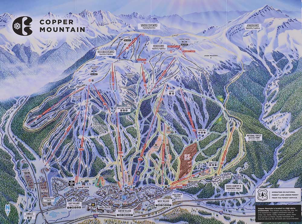 Copper Mountain Trail Map 2024 - Abbie Annette