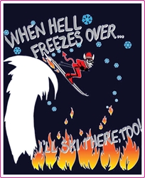 Hell Freezes Over STICKER 