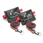 Powder Cord Pouch w/ Powder Cord Ski Leashes (pair) PowderCordPouch, Powder Cord, Pouch, Ski, Powder Strap, Ski Leash, Runaway Ski, Lost Ski